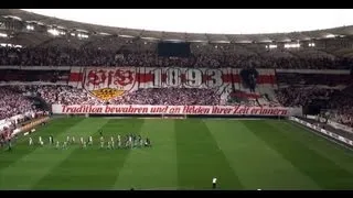 Choreo Cannstatter Kurve Commando Cannstatt 11/12 Ultras Stuttgart