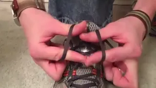 Quick Shoe Tie Trick - Demo & Explanation