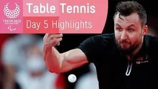 Table Tennis Highlights | Day 5 | Tokyo 2020 Paralympic Games