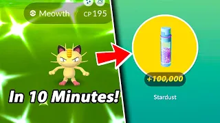 How to get 100,000 Stardust in Pokemon Go in under 10 minutes!