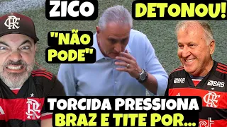 ZICO DETONA TITE APÓS DECISÃO ERRADA! URGENTE! JOGO DO FLA MUDADO! NAÇÃO PERDE A PACIÊNCIA E EXIGE…