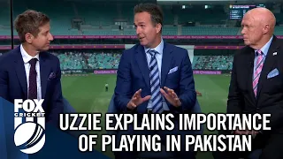 Khawaja explains the significance of playing in Pakistan & weirdest bowling actions I Fox Cricket