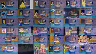 40 people drops by squidward's house