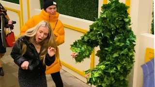 Her Scream is Hilarious. Bushman Prank