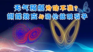 【分形与混沌4】天气预报为什么不准？蝴蝶效应与洛伦兹吸引子