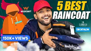 5 Best Raincoats/Rain Jackets For Men 🔥 Decathlon, Wildcraft, The Clownfish | ONE CHANCE