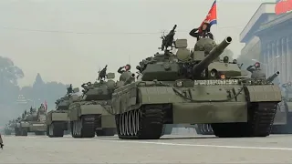 I put Shostakovich Symphony 9 over North Korean soldiers marching