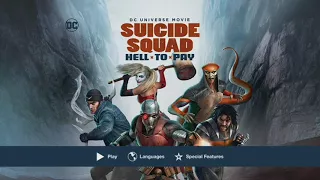 Suicide Squad Hell to Pay DVD Menu