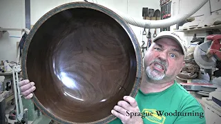 Woodturning - The Monster Walnut Bowl