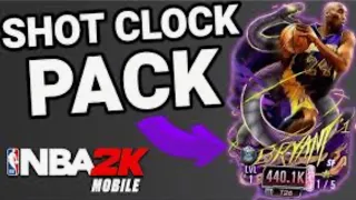 Shot clock pack in NBA 2K mobile. KOBE?