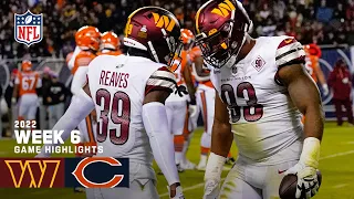 Washington Commanders vs. Chicago Bears | 2022 Week 6 Game Highlights