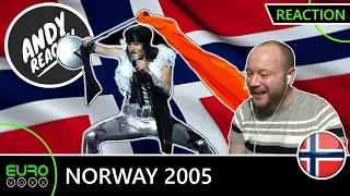 ANDY REACTS! NORWAY EUROVISION 2005 (WIG WAM) REACTION!