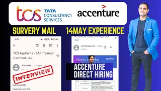 🔥TCS Sending Survey mail for Interview ? | Accenture 14th May All Interview Exp🔥🔥