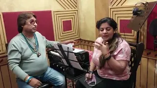 Music director Dilip sen  with Tarannum Malik ji