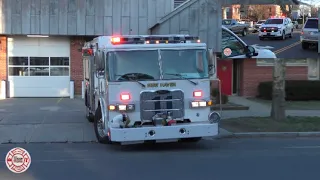 New Haven FD Engine 11 & Emergency 2 responding to separate calls!