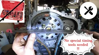How to adjust timing chain on Renault KOLEOS/Nissan QASHQAI 2.0 dci-NO SPECIAL TIMING TOOLS NEEDED