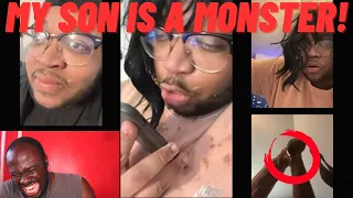 @trarags- When you block your mom's whooping (Reaction) #recklessfoundation