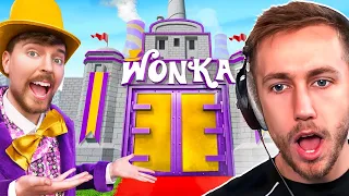 Reacting To MrBeast "I Built Willy Wonka's Chocolate Factory!"