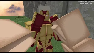BEST Minecraft Attack on Titan BEDROCK MCPE MOD!!! 🔥🔥🔥