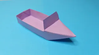 DIY How to make a Paper Boat that Floats / Origami Boat / Paper Speer Boat