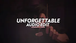 Unforgettable - French Montana Ft. Swae Lee [edit audio] (c/w @its_me_t4nju )