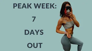 PEAK WEEK: 7 DAYS OUT | full day of eating/day in the life