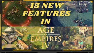 15 New Features in AOE4 you need to know about | AOE4 What's New ?