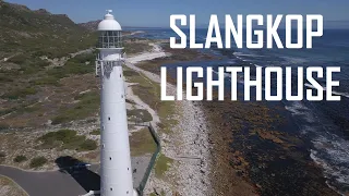 Slangkop Lighthouse in Kommetjie, Cape Town, Western Cape, South Africa