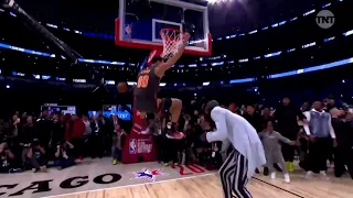 Aaron Gordon DUNKS over Tacko Fall (2020 NBA All-Star Dunk Contest)