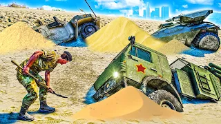 Finding ABANDONED Army Cars in GTA 5!