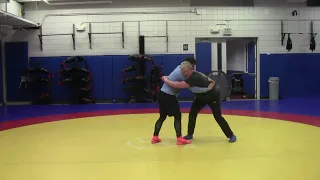 How to Arm Spin from a Clinch Position - Greco-Roman Wrestling Technique
