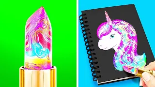 AWESOME ART TRICKS AND DRAWING HACKS || Painting Tips You Should Try By 123 GO! GOLD