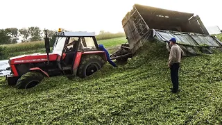 VERY HARD AND MUDDY SILAGE IN POLAND (ursus,fendt,zetor,claas, new holland)