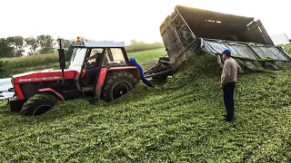 MOKRA KISZONKA z KUKURYDZY // MEGA WTOPY (ursus,fendt,zetor,claas, new holland)HARD SILAGE IN POLAND