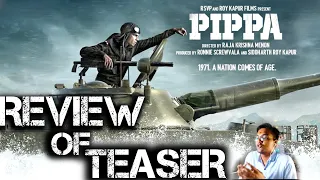 Review Of The Pippa Official Teaser || Ishaan, Mrunal T || 2nd December 2022 || Gujjubrotherz ||