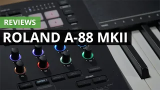 Review de Roland A-88 MKII, teclado controlador de 88 teclas con tacto de piano