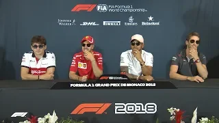 2018 Monaco Grand Prix: Press Conference Highlights