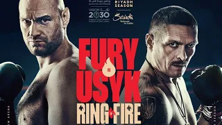 OLEKSANDR USYK VS TYSON FURY UNDISPUTED RING OF FIRE - LIVE WATCH A LONG!