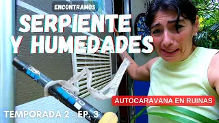 😱TERRIBLE HUMEDAD en la autocaravana -  🐍 ¿tenemos una SERPIENTE dentro de la AC? (T2 - Ep.3)