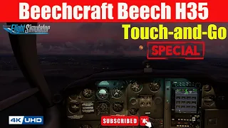 Beechcraft Bonanza H35 - Touch-and-Go - MSFS 2020 - Oehna Zellendorf - Start und Landung