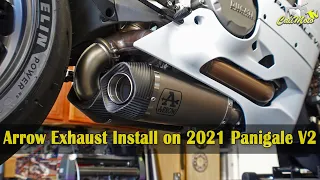 2021 Ducati Panigale V2 Arrow Exhaust Step-by-step Install