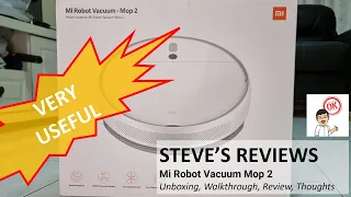 Xiaomi Mi Robot Vacuum - Mop 2 with automatic vacuum and mop with VSLAM visual navigation