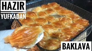 Herkesin Yapabileceği Hazır Yufkadan Baklava Tarifi💯 Hiç Oklava Kullanmadan Pratik Baklava Yapımı❗️