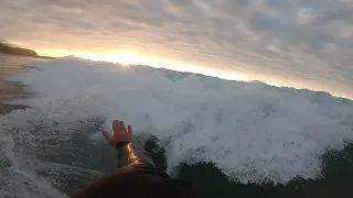 Surf POV Day 7, REAR VIEW HEAD MOUNT! A different approach.. :)