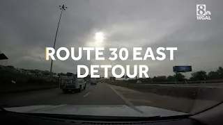 Route 30 East Detour