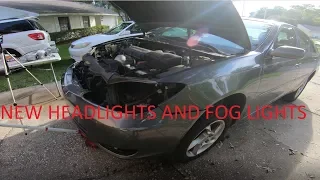 Camry Accident Repair (4K CAMERA GIVEAWAY) - Headlight and Fog Light Assembly - July 2018