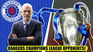 Rangers Champions League Qualifier Opponents REVEALED!