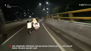 Motornya Jatuh Saat Dikejar, Joki Balap Liar ini Malah Ditinggalin Sampai Terjatuh - 86