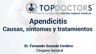 Apendicitis - Síntomas, causas y tratamiento