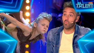 Esta NIÑA ACRÓBATA escapa de Santi y SORPRENDE a todos | Audiciones 4 | Got Talent España 7 (2021)